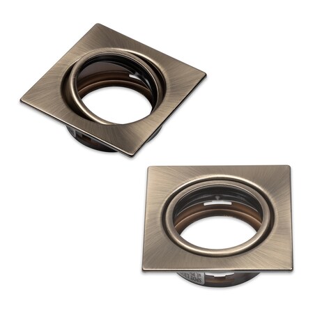 Zestaw Oczek Sufitowych BRITOP Lighting 3xGU10 Max.50W Patyna, Polski Producent, 3 szt.