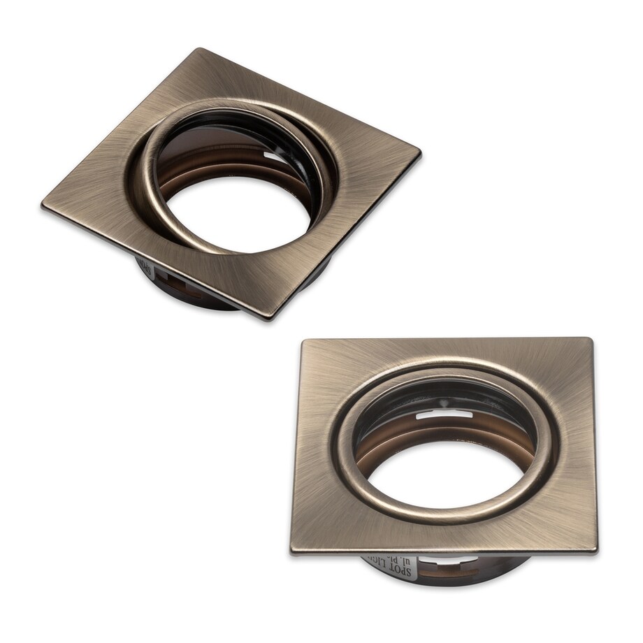 Zestaw Oczek Sufitowych BRITOP Lighting 3xGU10 Max.50W Patyna, Polski Producent, 3 szt.