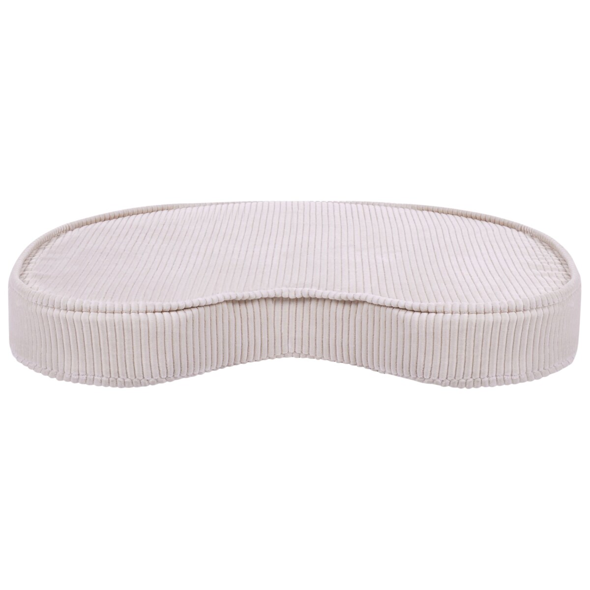 Poduszka podłogowa Pufa dla dzieci NILI Welur Jasnobeżowy