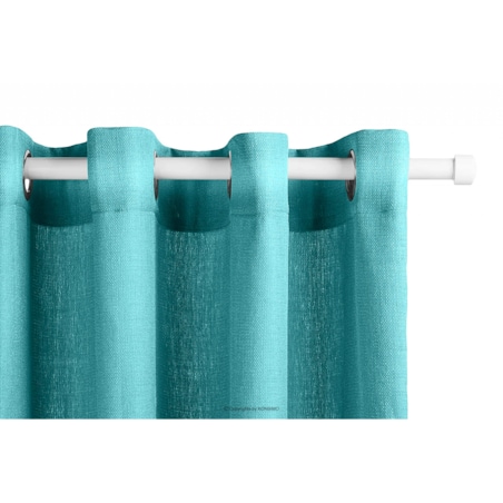 Konsimo LUTES Zasłona, turkusowy
