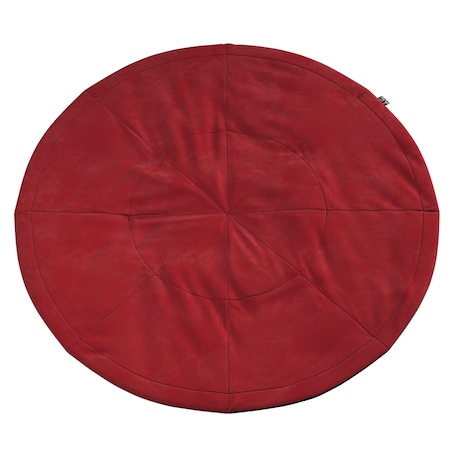 Mata okrągła, intensywna czerwień, 130cm, Posh Velvet