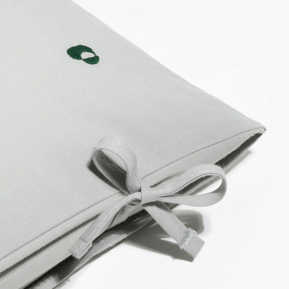 Poszewka bawełniana 45x60 szara