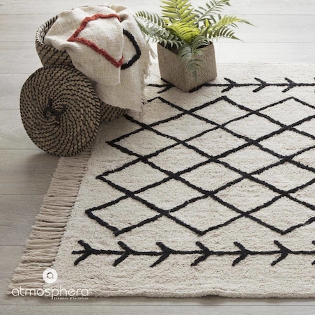 Dywan 120x170 cm DELHI z frędzlami