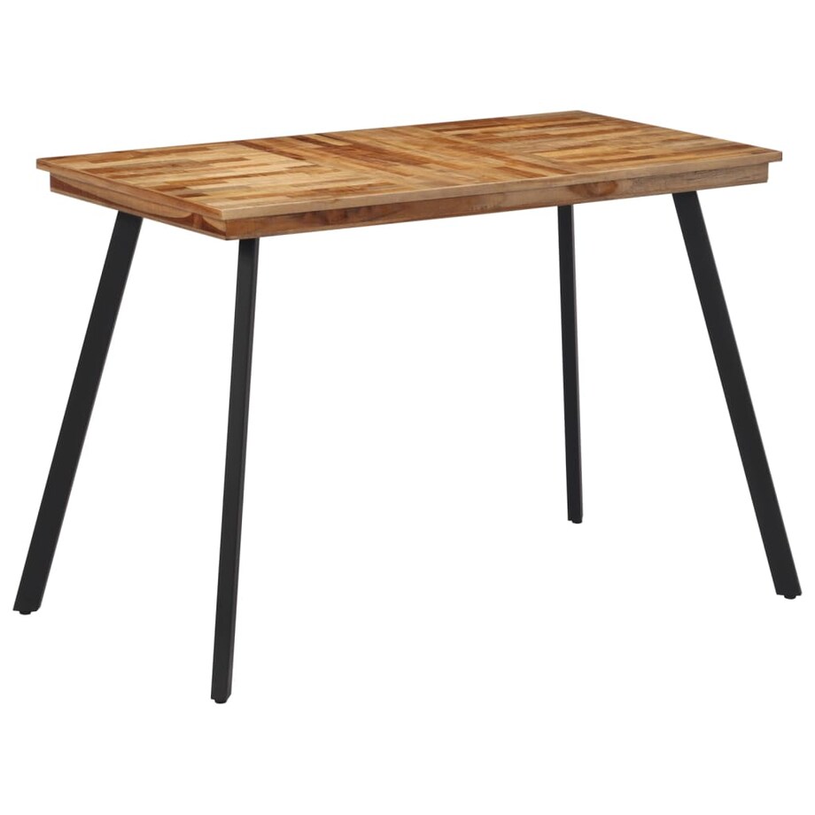 vidaXL Stół ogrodowy, 120x62x76 cm, lite drewno tekowe