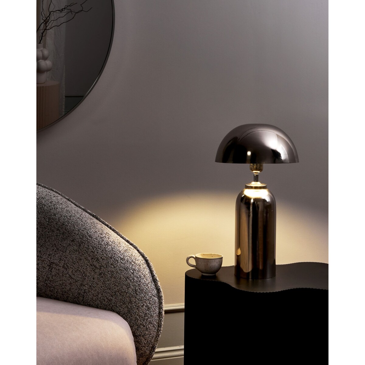 Lampa stołowa JALANGI Metal Srebrny