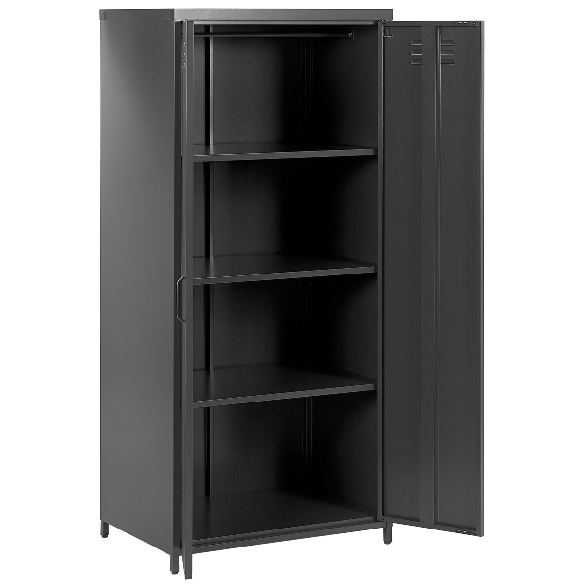 Szafa biurowa metalowa czarna VARNA