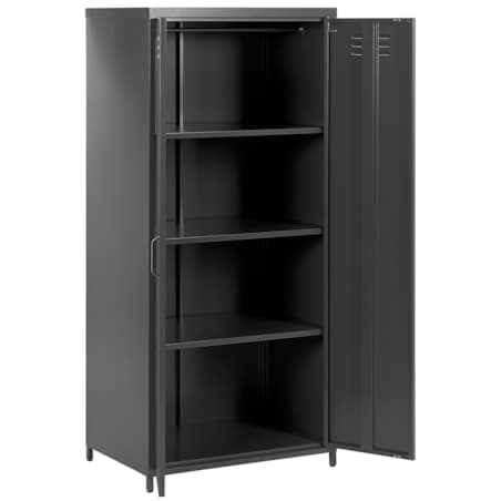 Szafa biurowa metalowa czarna VARNA