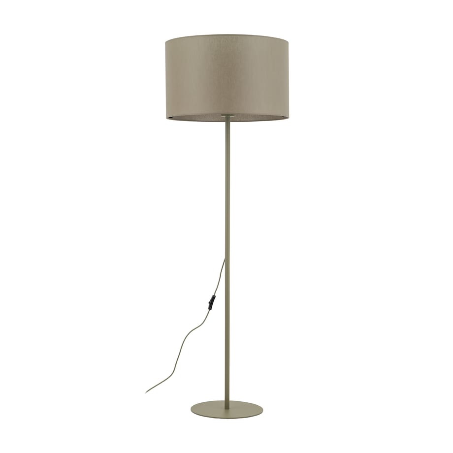 Lampa Stojąca Tk Lighting Dalum Oliwkowa Podłogowa 1Xe27 Abażur 50Cm, Wysokość 151Cm -1Szt.