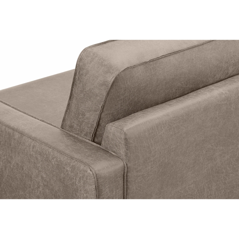 KONSIMO INVIA Fotel w stylu loftowym - kolor szary