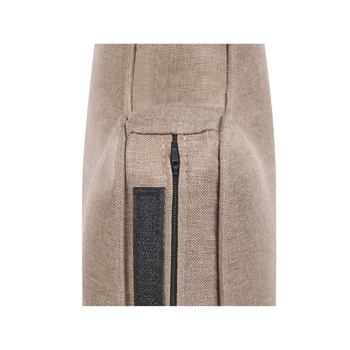 Sofa 3-osobowa tapicerowana brązowa LOKKA