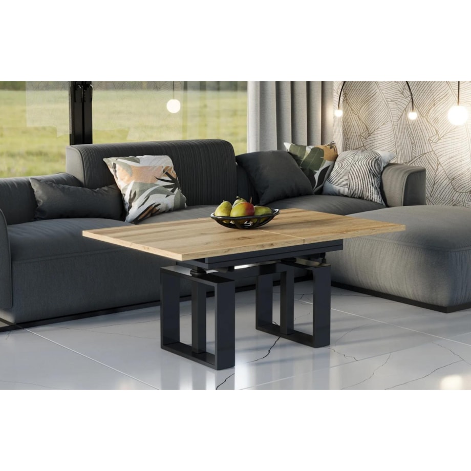 Ława rozkładana podnoszona EMPOLI 110(170)x65 dąb wotan