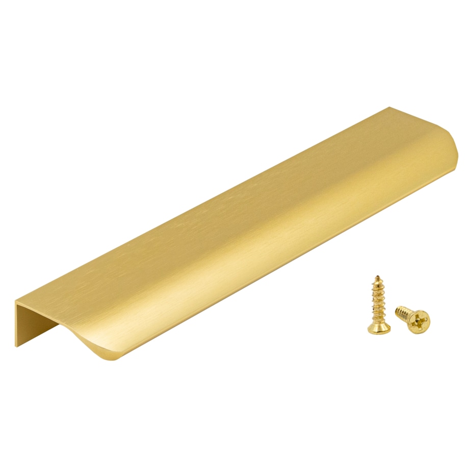 Uchwyt meblowy 160 mm mat krawędziowy złoty loft do mebli szafek i suflad