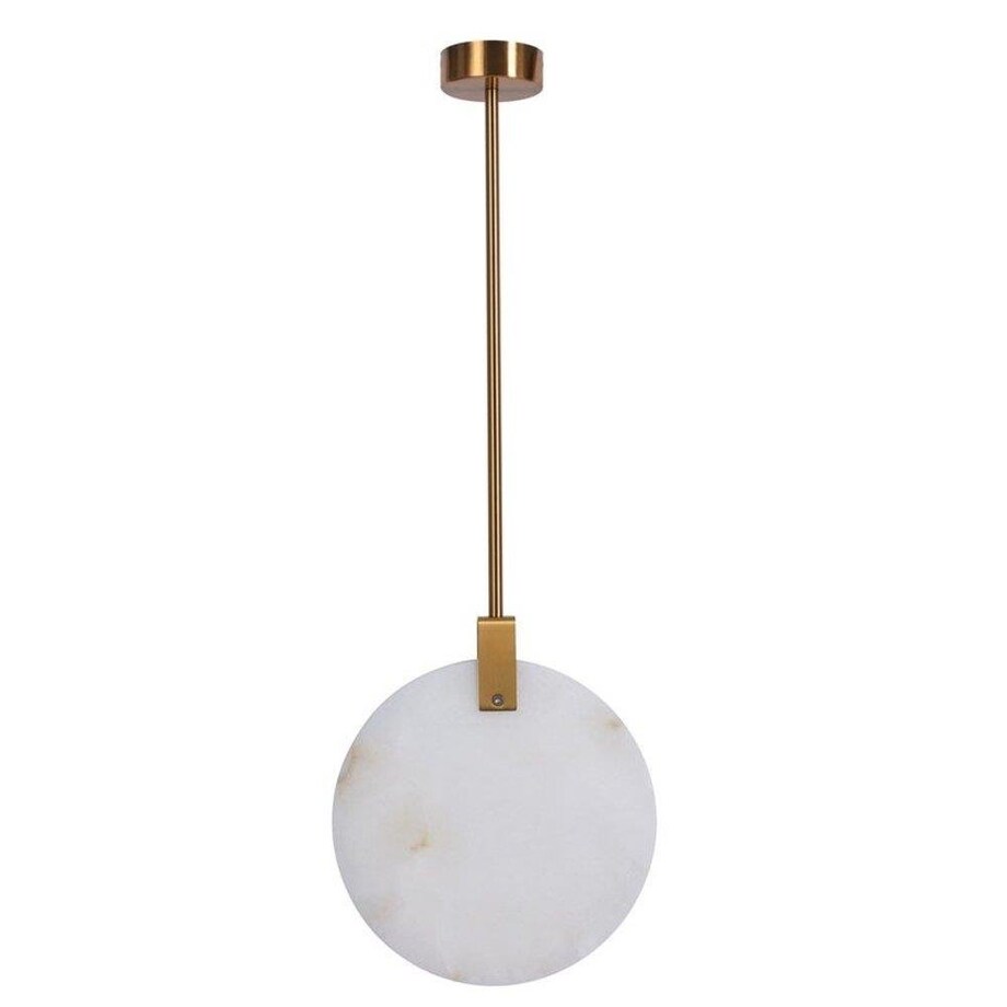 Marmurowa lampa wisząca Marble ST-8950-24 Step LED 20W 3500K koło złota