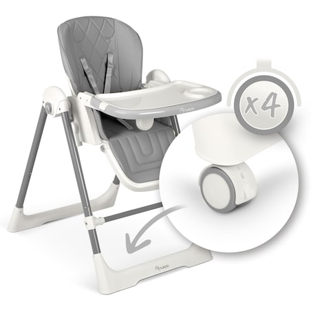 Krzesełko do karmienia z bujaczkiem leżaczkiem 3w1 Nukido