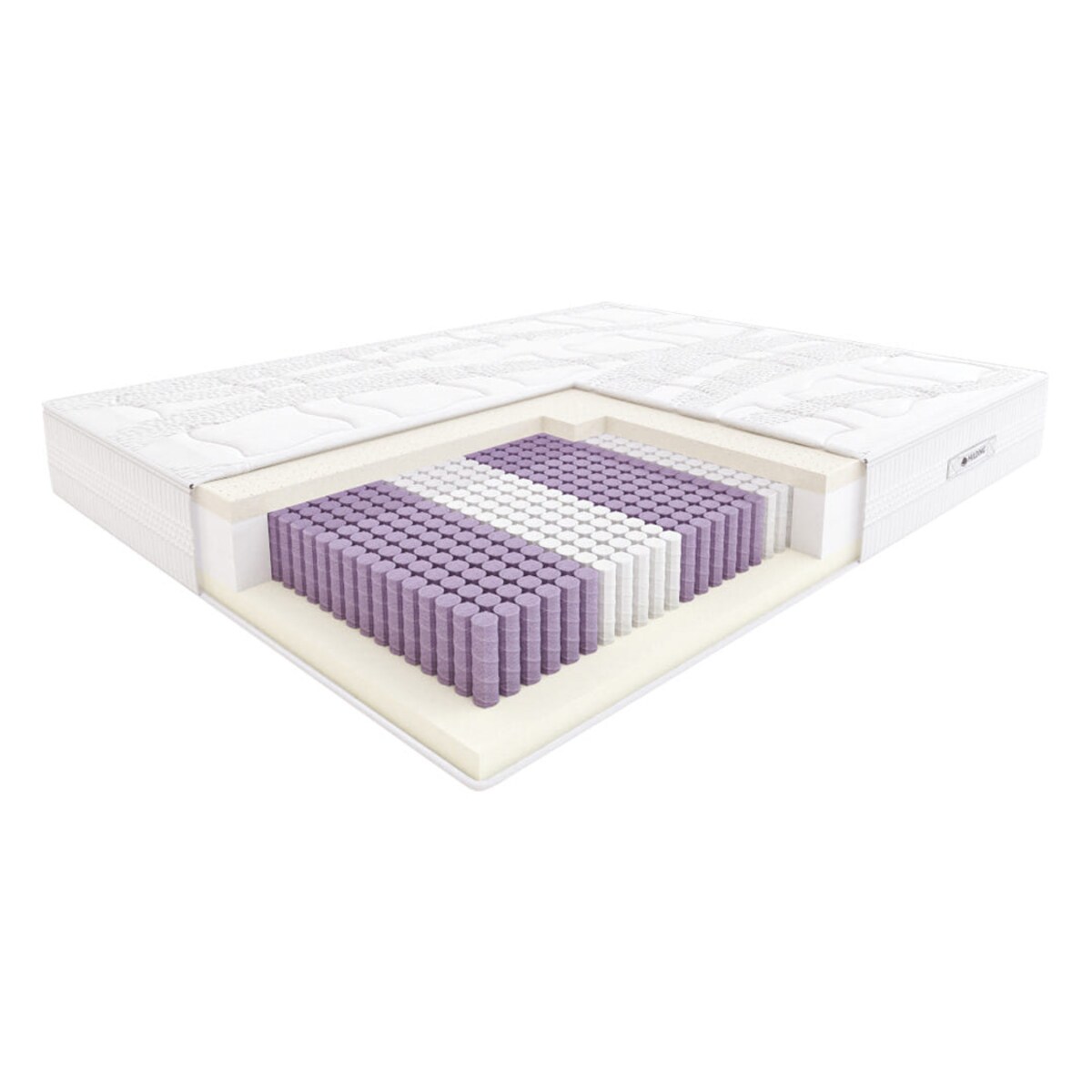 Materac 180x200 Makarena HILDING Elips średnio-twardy sprężynowy