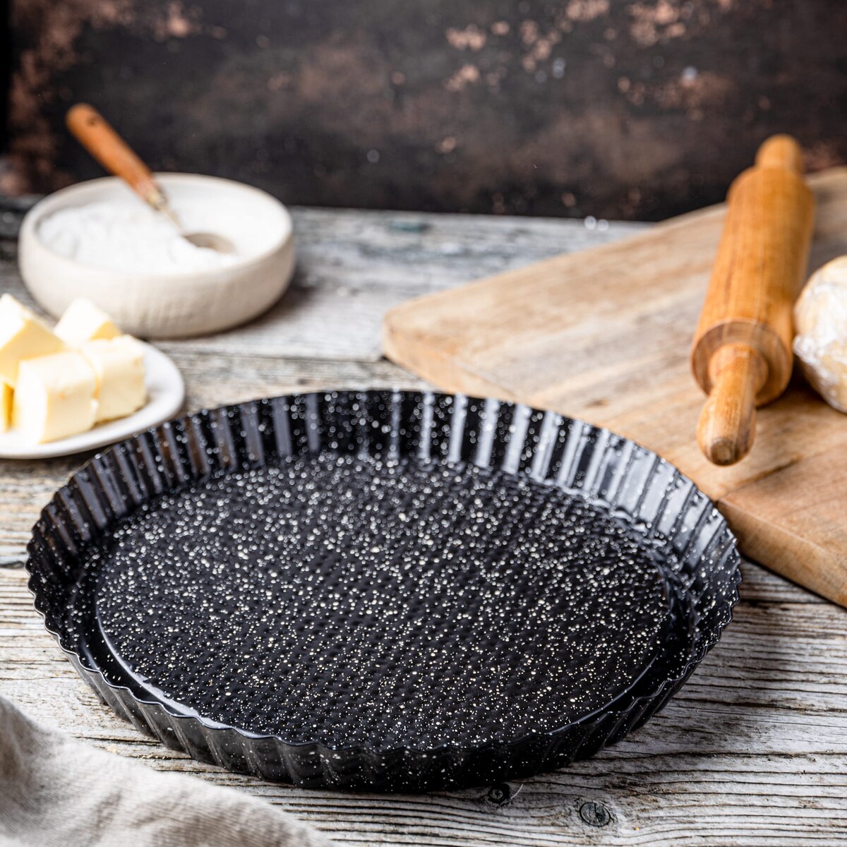 Forma do pieczenia ciasta tarty z powłoką nieprzywieralną 28x3.5cm KLAUSBERG