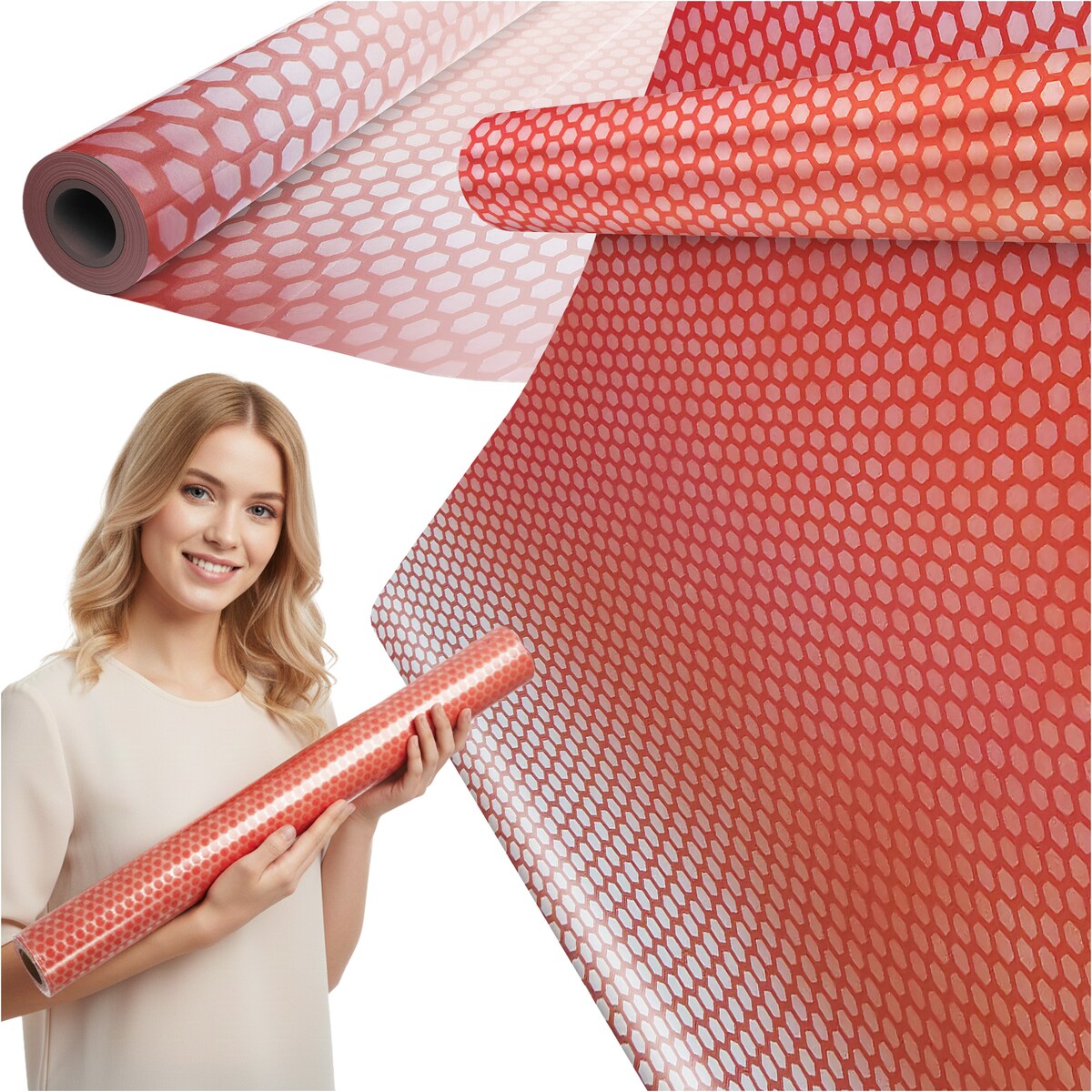 Papier do pakowania prezentów 25 METRÓW MEGAROLKA Świąteczny Do Paczek Ozdobny