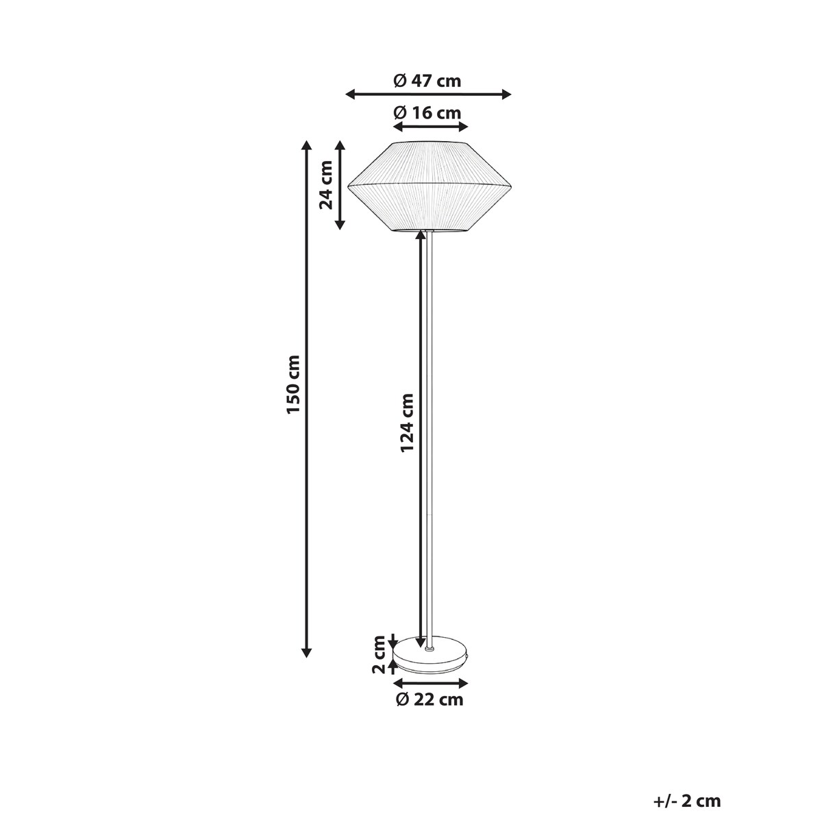 Lampa podłogowa MAKETSI Metal Czarny