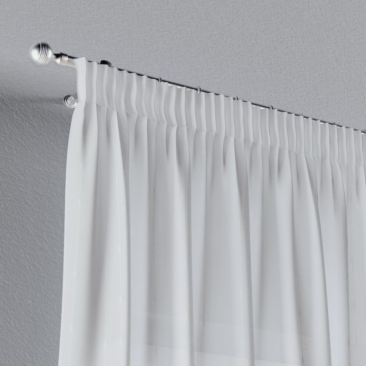 Zasłona na taśmie marszczącej 1 szt. 130x260 kremowy