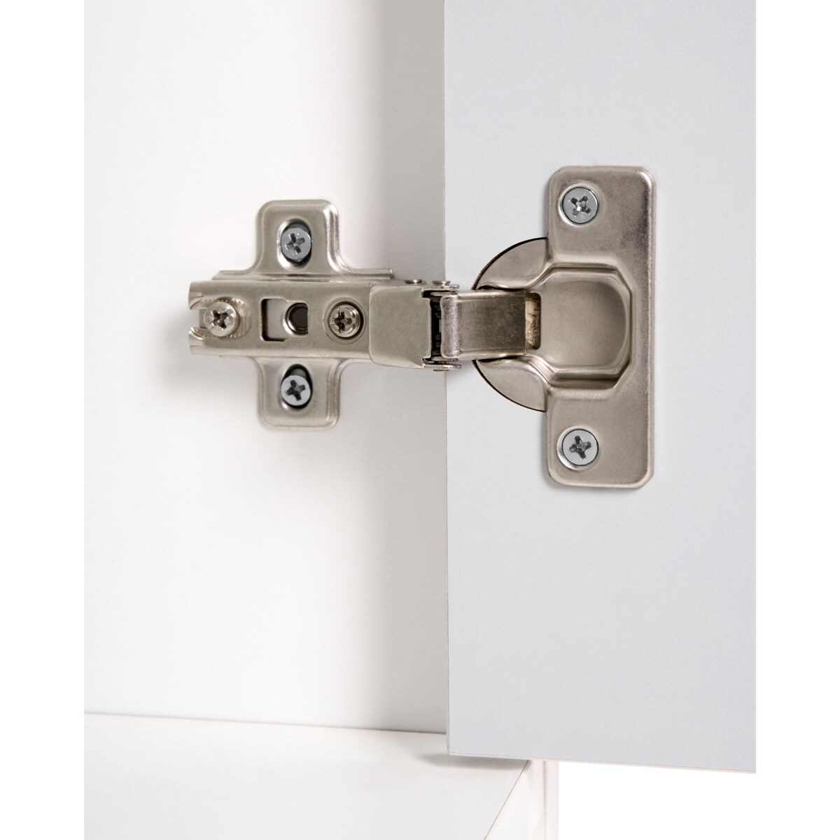 Regał 2-drzwiowy ZEHNA Szary/ biały