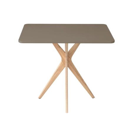 Stół CUTTI 55x80 brązowy/jesion