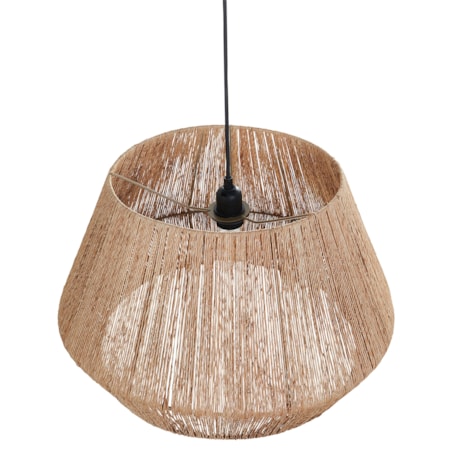 Lampa wisząca z juty naturalna BIRAU