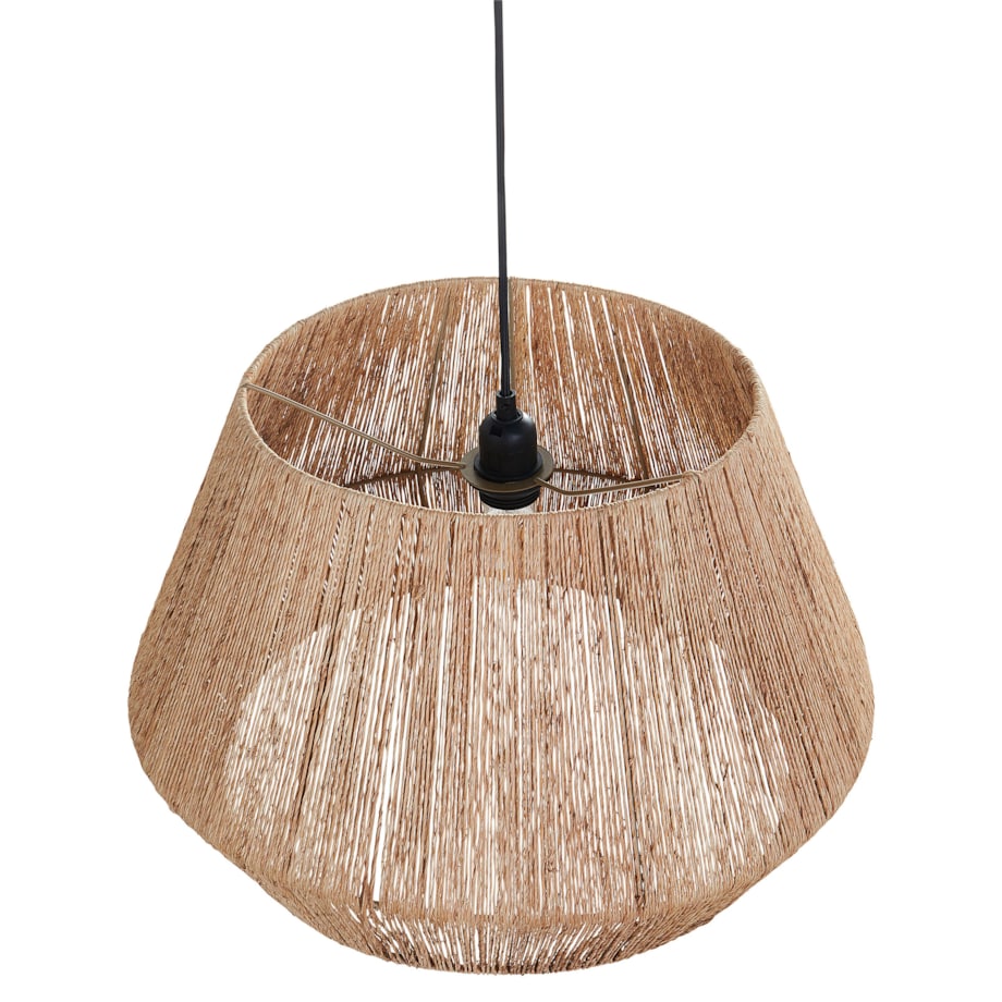 Lampa wisząca z juty naturalna BIRAU