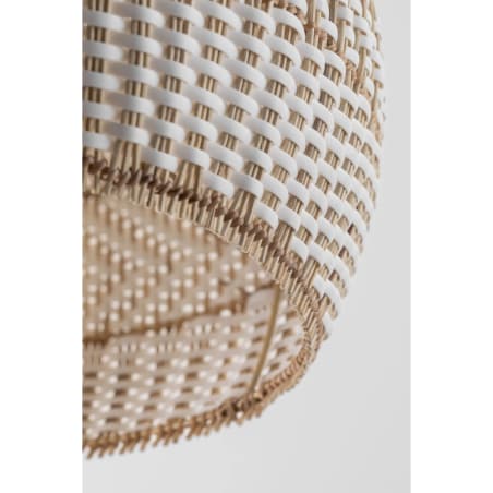 Lampa wisząca z plecionego rattanu Llaury Ø70 cm