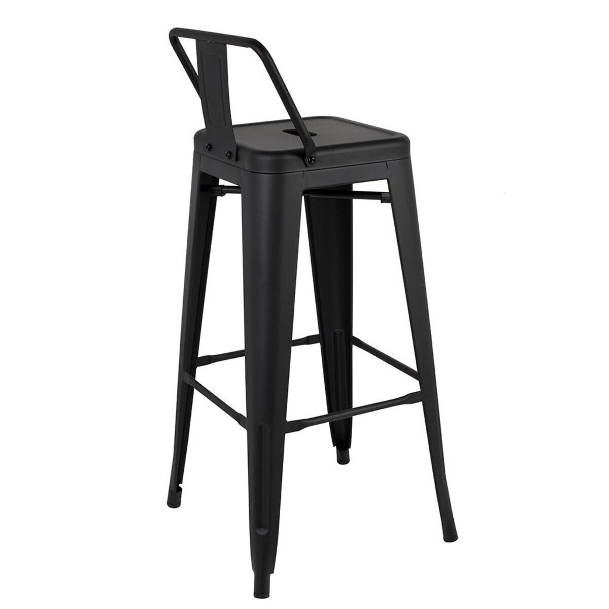 Hoker kuchenny TOWER BACK KH010100971 krzesełko czarne