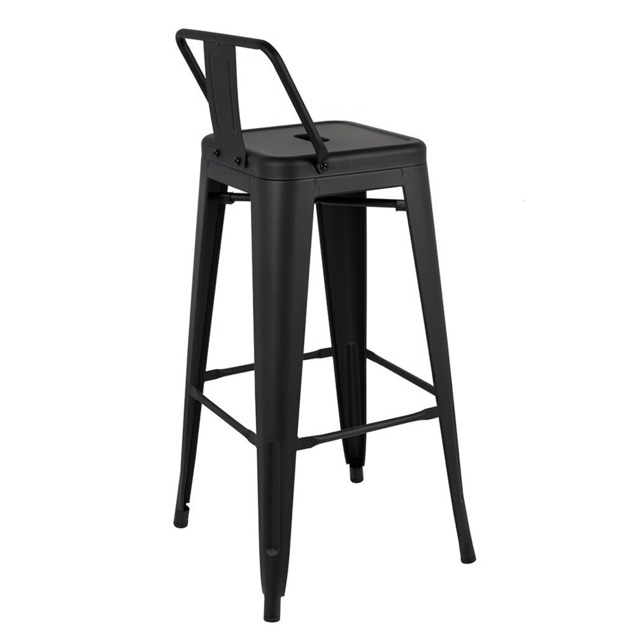 Hoker kuchenny TOWER BACK KH010100971 krzesełko czarne