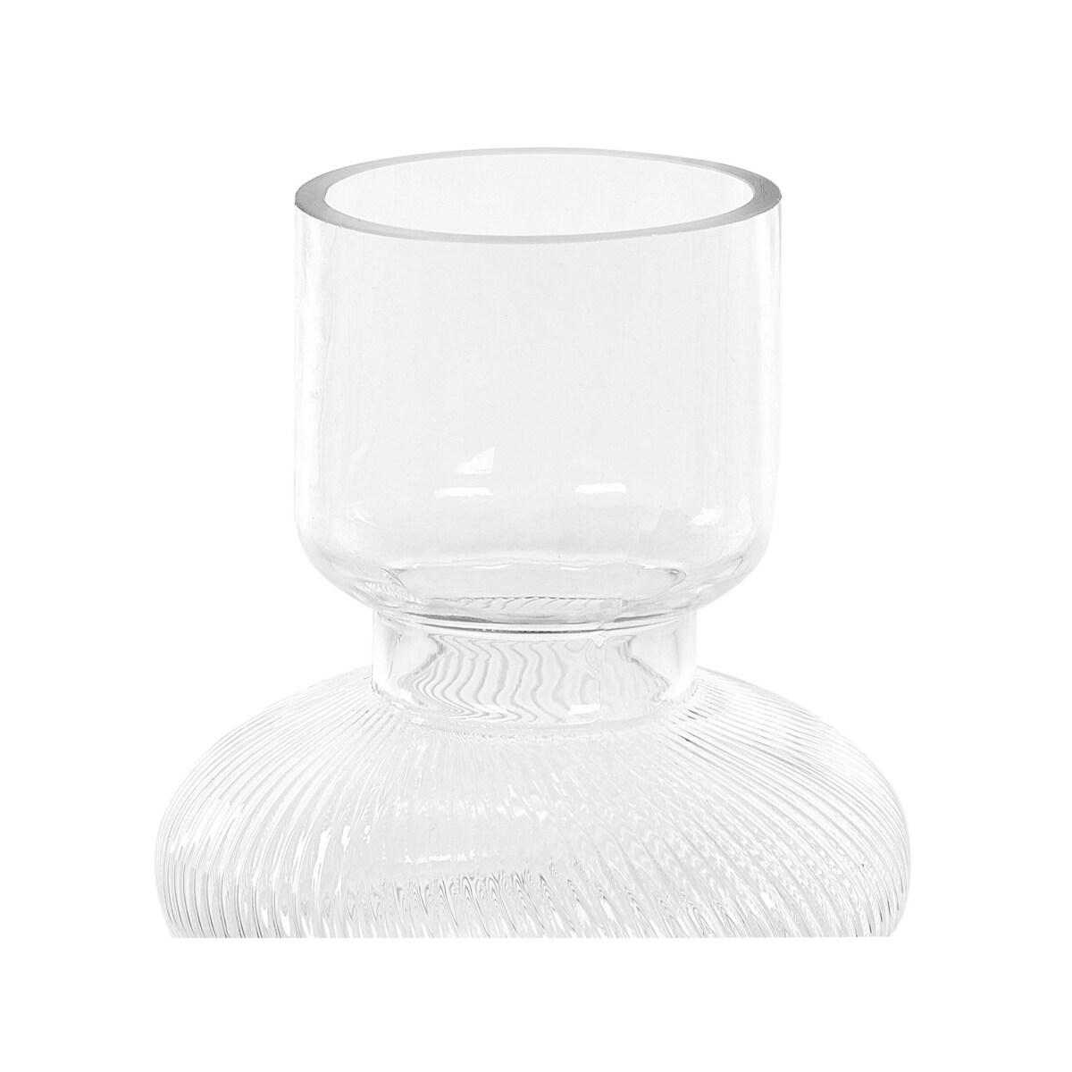 Wazon na kwiaty szklany 24 cm przezroczysty RODIA