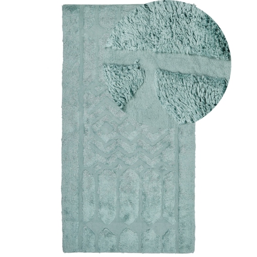 Dywan bawełniany 80 x 150 cm miętowy SIRNAK