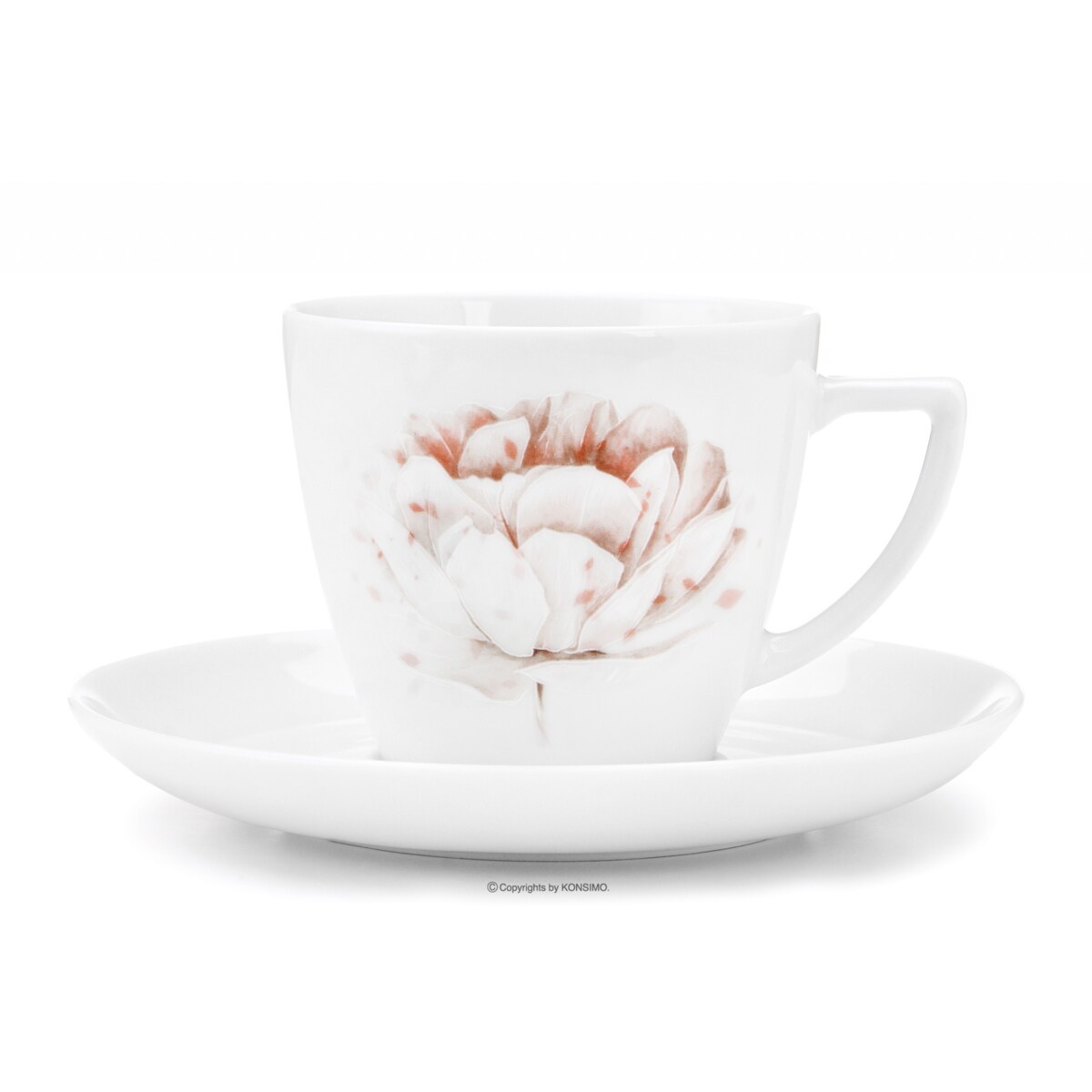 Komplet filiżanek 6os. (12el.) BOSS PIWONIA