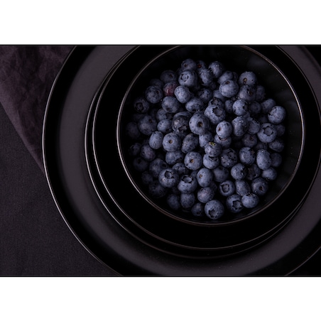 KONSIMO VICTO Zestaw misek dla 6 osób (6 elementów) czarny