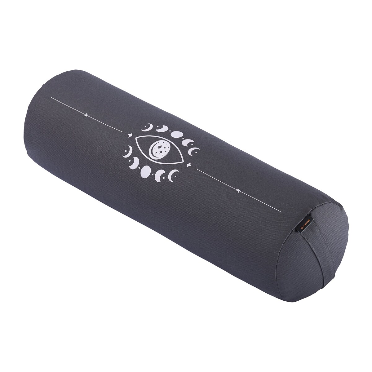 Wałek do jogi z łuską gryki CHILL MODE ON - Moon Phases grey