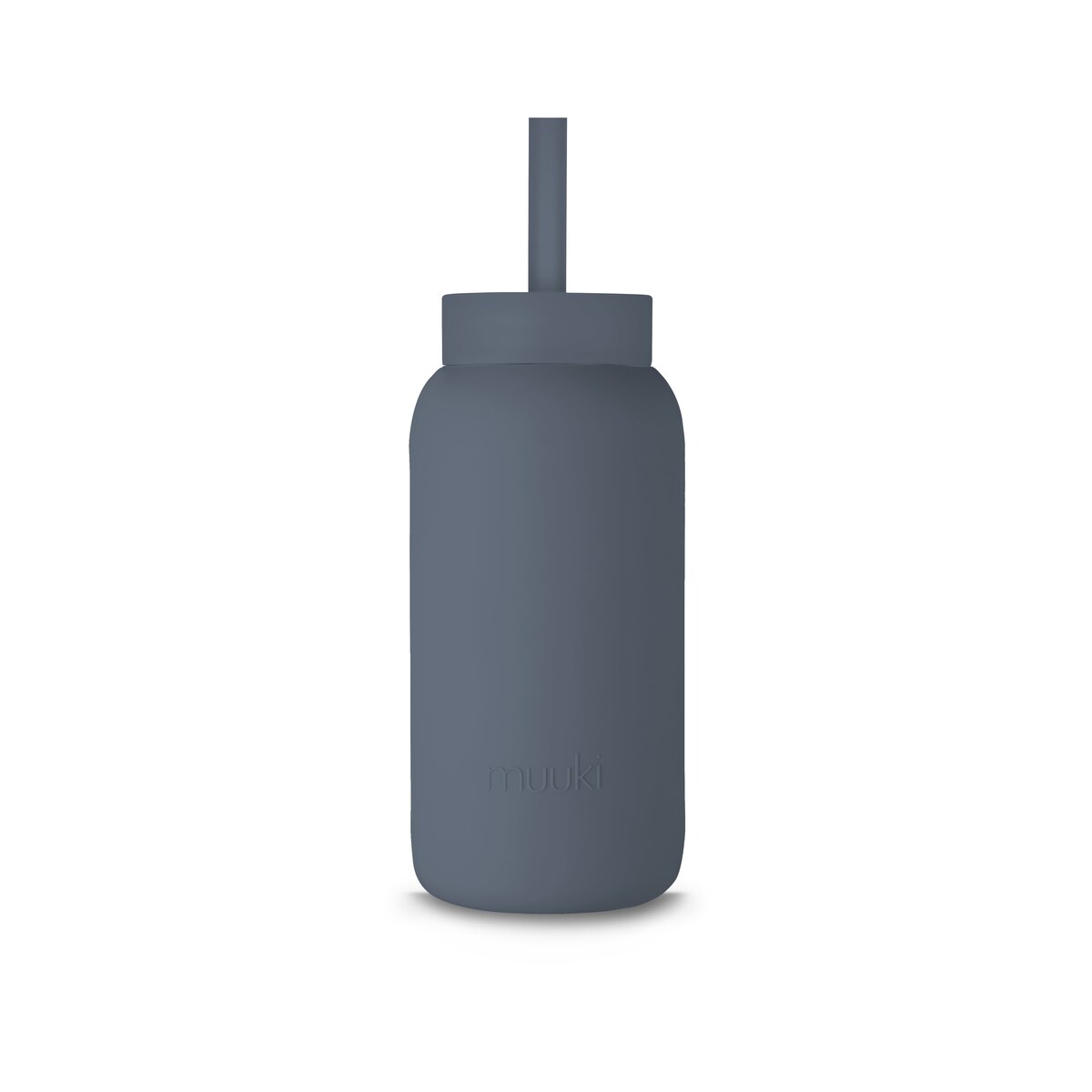 MUUKI słomka do butelki 720 ml, Smoke Grey