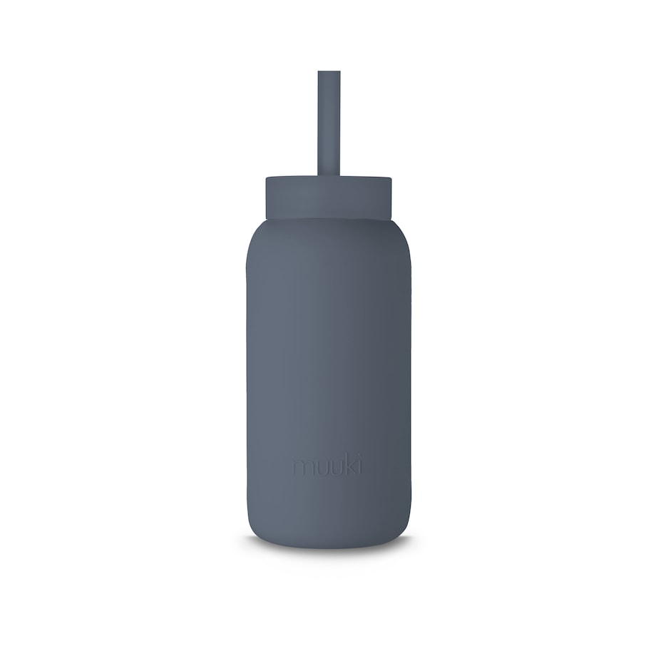 MUUKI słomka do butelki 720 ml, Smoke Grey