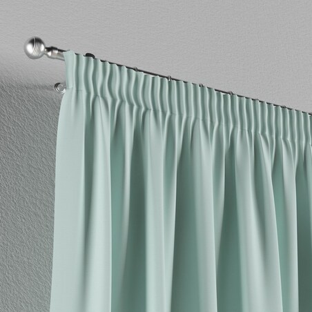 Zasłona na taśmie marszczącej 1 szt. 130x260 pastelowy błękit