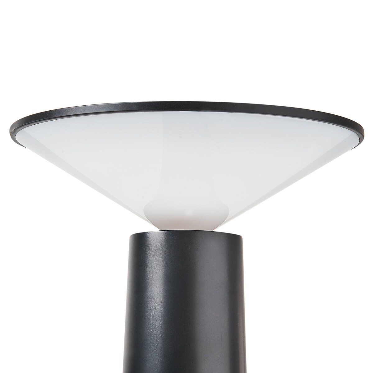 Bezprzewodowa lampa stołowa LED LEVIRA Ze ściemniaczem Metal Czarny