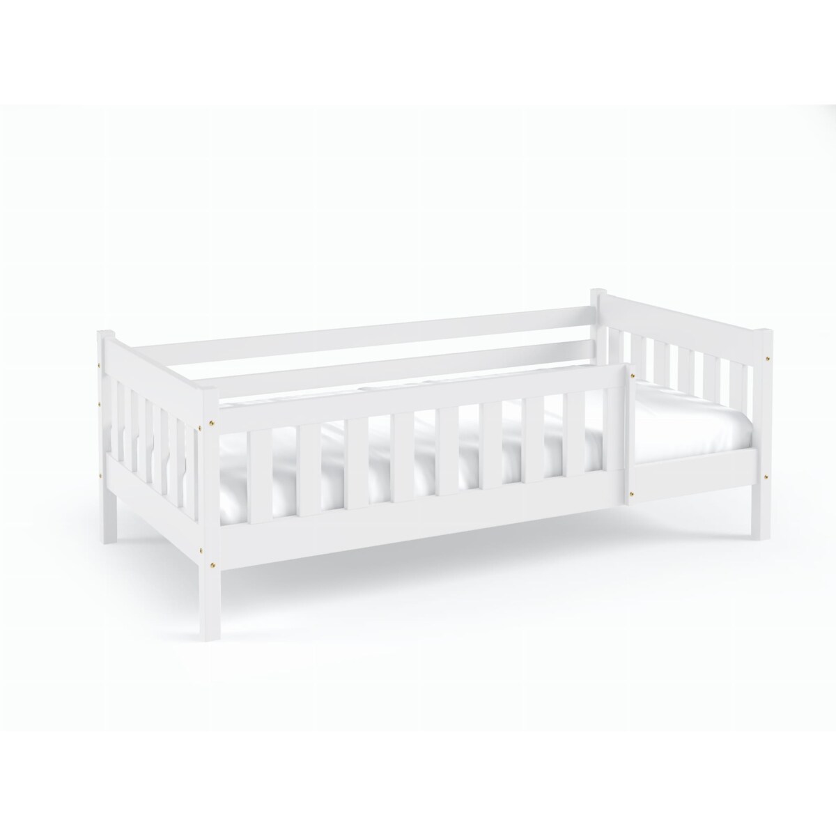 Łóżko drewniane dziecięce Zosia 80x160 białe