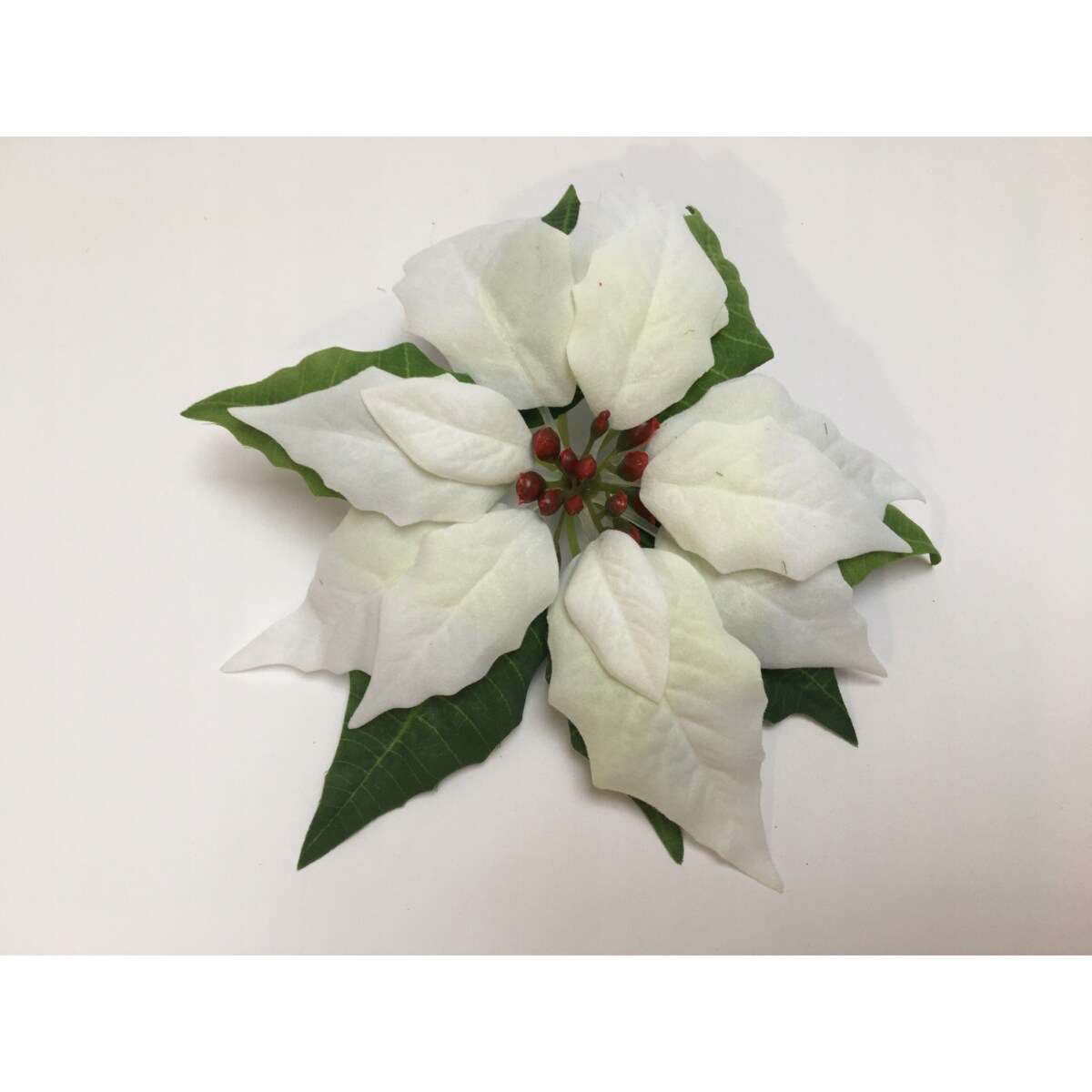 GWIAZDA KWIAT poinsecja BETLEJEMSKA BIAŁA jak żywa na bukiet stroik wianek