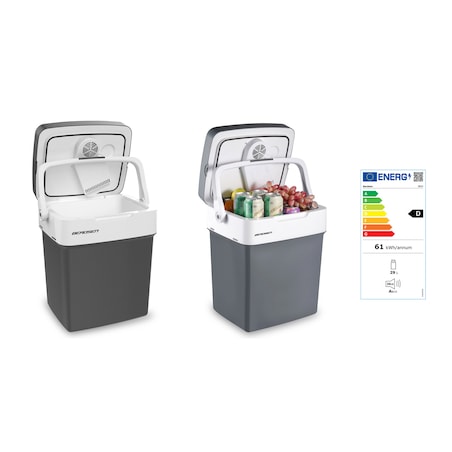 Lodówka turystyczna samochodowa Berdsen 29L 12V/230V USB funkcja grzania