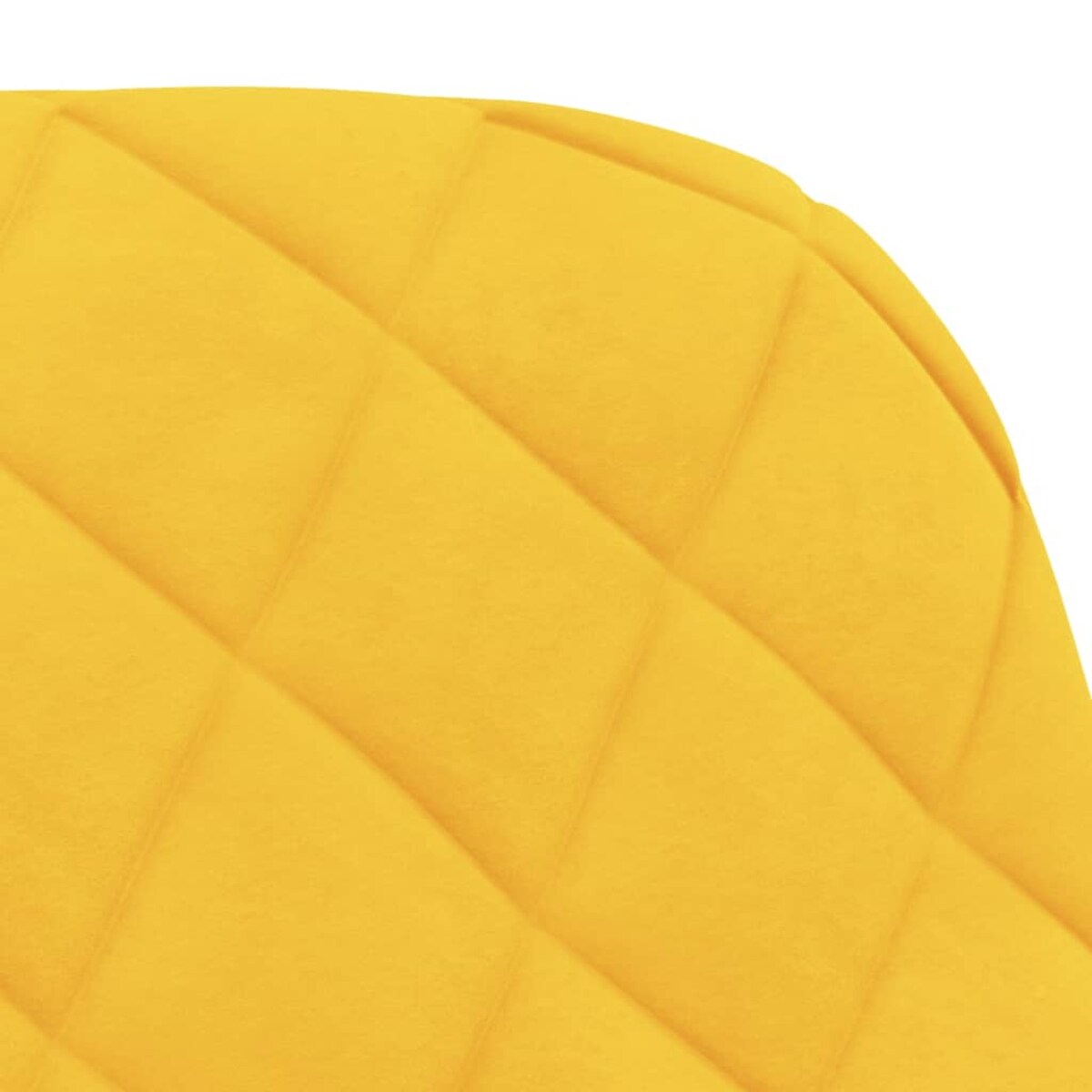 vidaXL Obrotowe krzesła stołowe, 2 szt., żółte, aksamitne