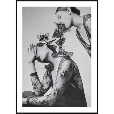 Poster Story, Plakat, Obraz - Kobiety z Motylami, wymiary 42 x 60 cm