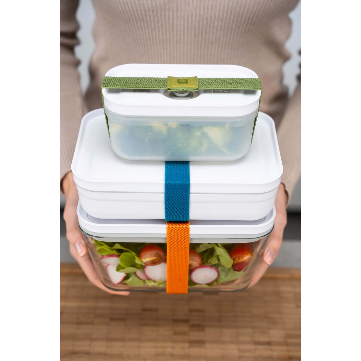 Zestaw 3 kolorowych opasek Zwilling Fresh & Save