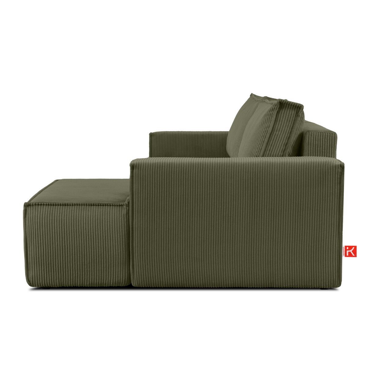 KONSIMO NAPI Narożnik prawy, kolor zielony