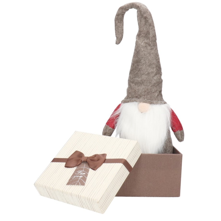 Skrzat Krasnal Mikołaj Gnom Świąteczny Duży 45Cm