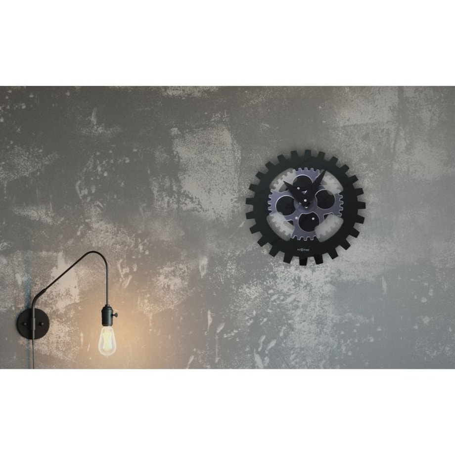 Zegar NeXtime 3241 ZW 'Moving Gears'