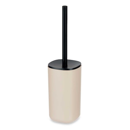 Szczotka do wc w plastikowym, zamykanym pojemniku, 9,6 x 35 cm