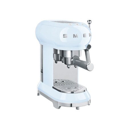 Ekspres do kawy kolbowy pastelowy błękit 50's Style, SMEG